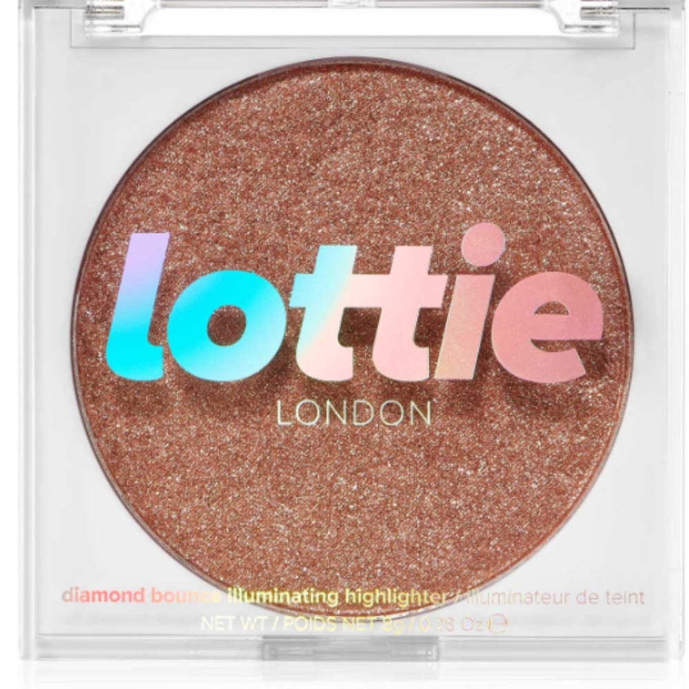 NWT VAMPIRE DIARIES 🦇 gel-powder highlighter ROSE GOLD Lottie London